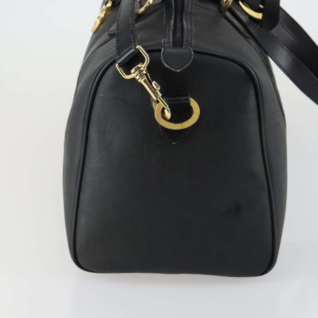 Christian Dior Vintage Trotter Boston Bag Black Canvas Good condition - Inside View