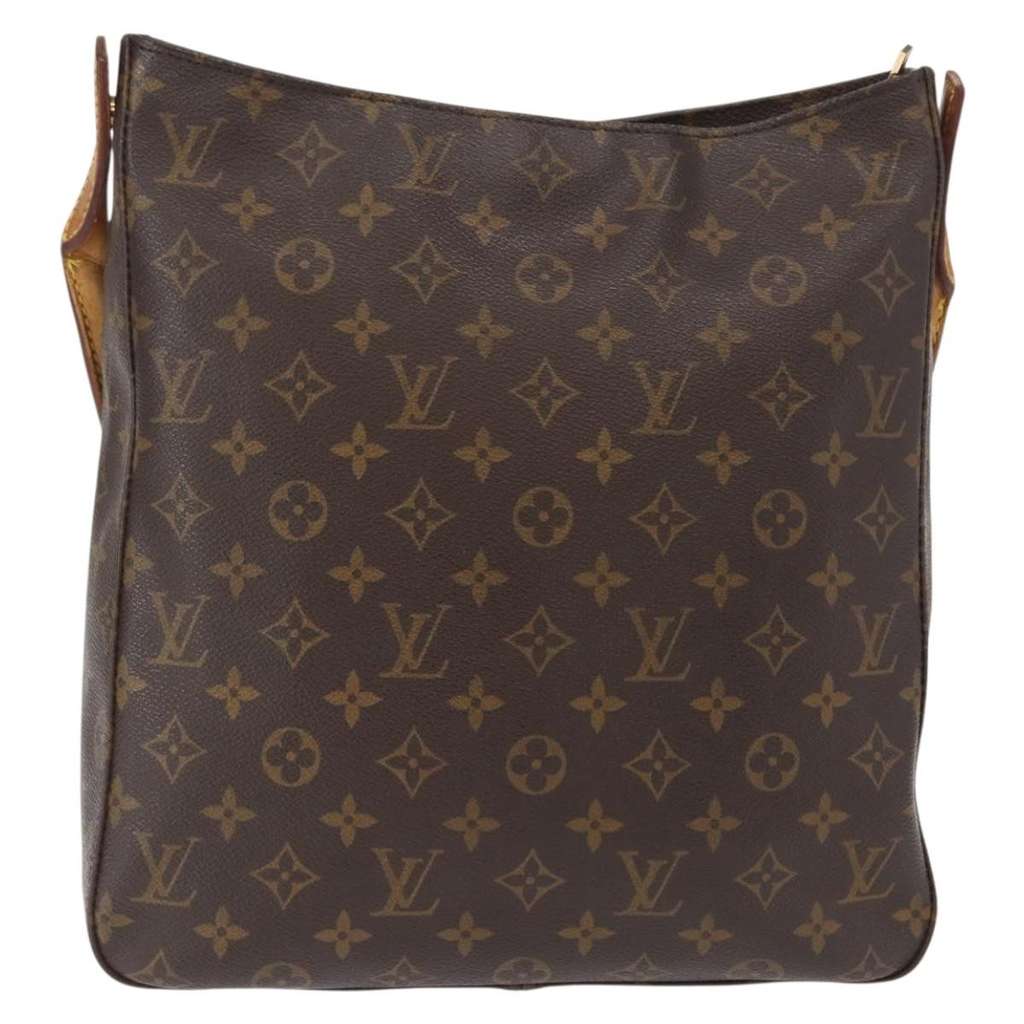 Louis Vuitton Looping Handbag Brown Canvas Fair condition - Back View