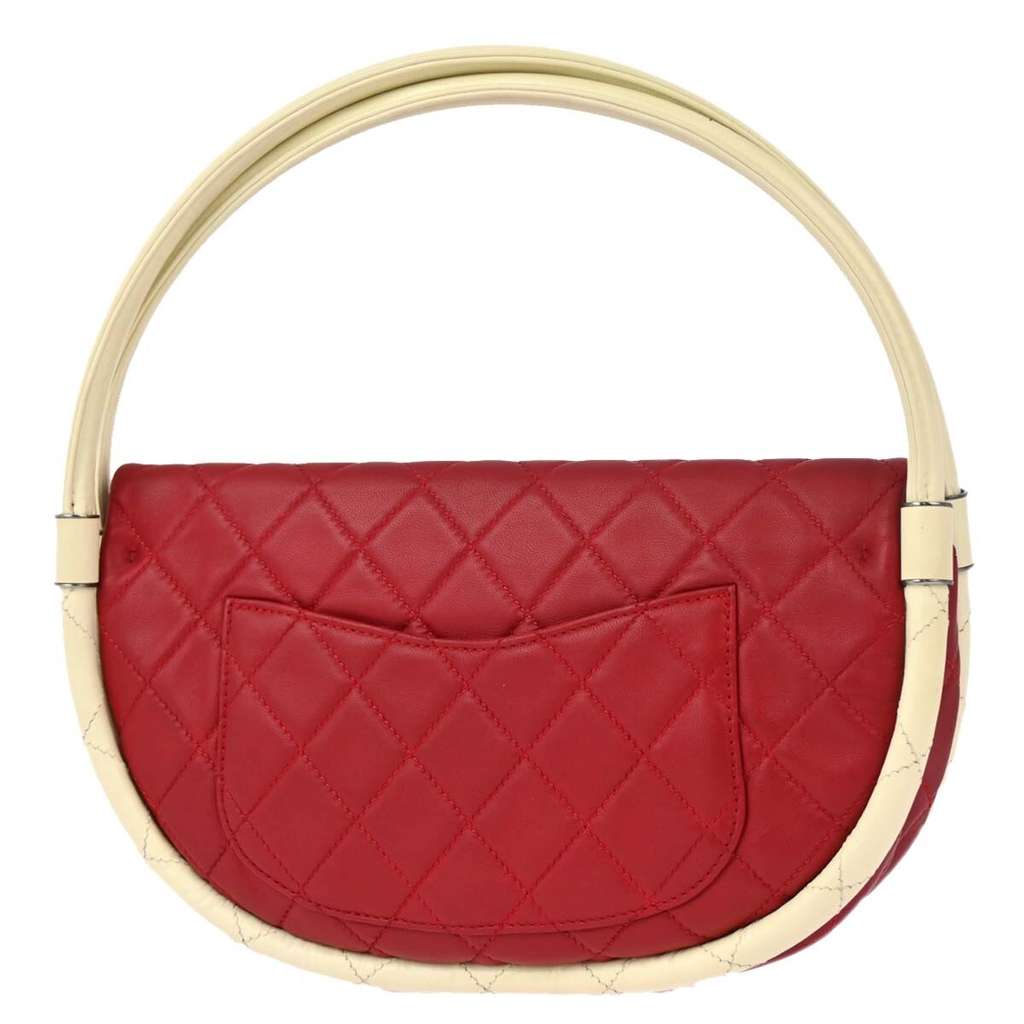 Chanel Hula Hoop Bag Red Good condition - Back View