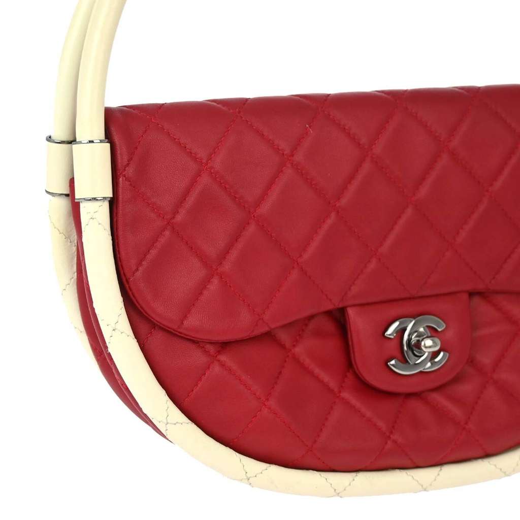 Chanel Hula Hoop Bag Red Good condition - Inside View
