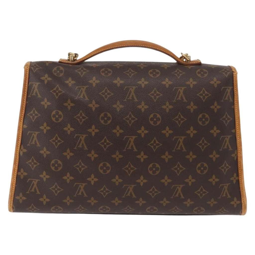 Louis Vuitton Beverly Briefcase Brown Canvas Fair condition - Back View