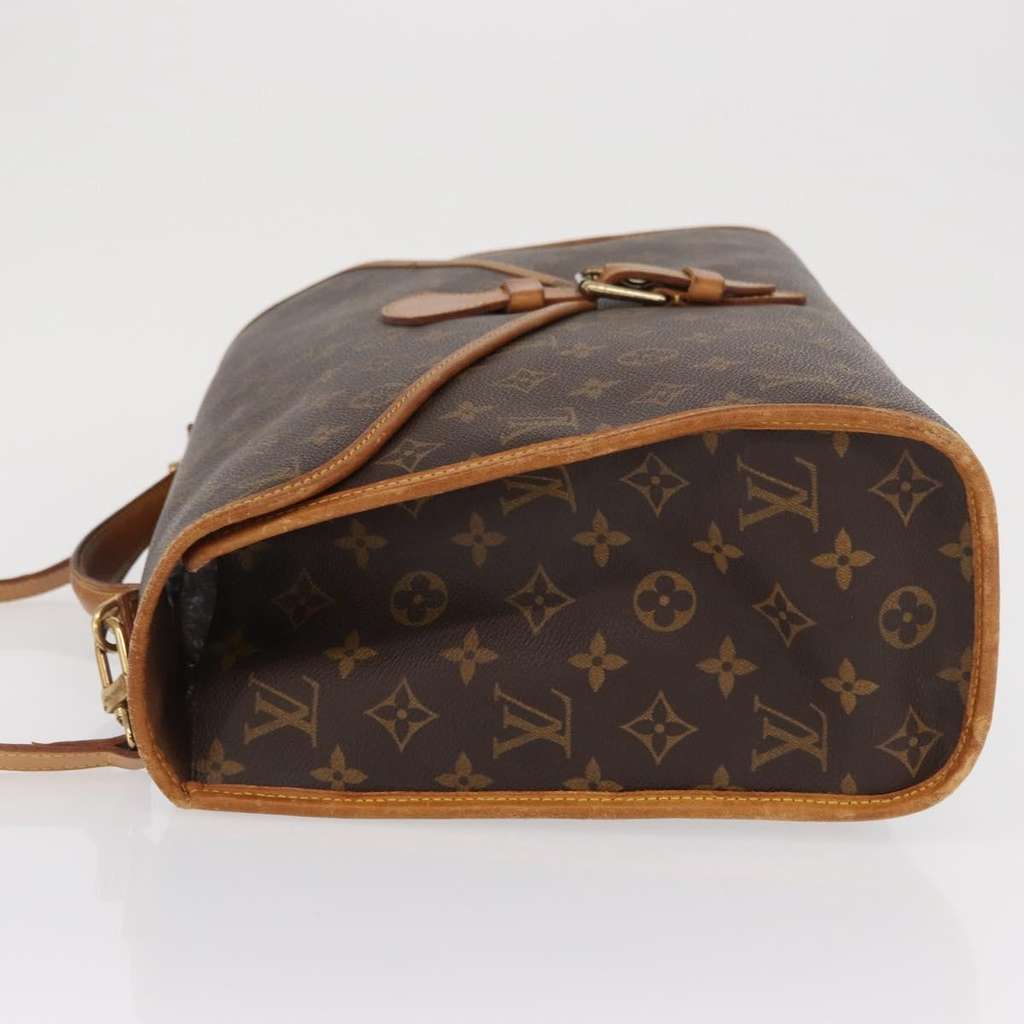 Louis Vuitton Beverly Briefcase Brown Canvas Fair condition - Model View