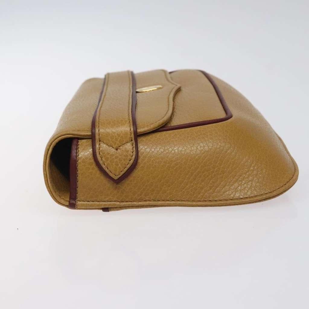 Cartier Must de Cartier Clutch bag Yellow Leather Good condition - Model View