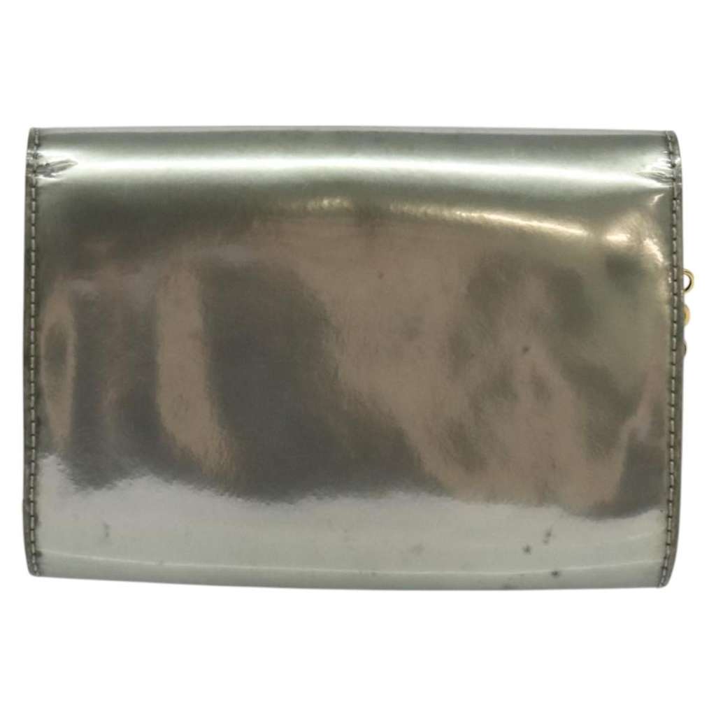 Louis Vuitton Chain Louise Clutch Silver Good condition - Back View