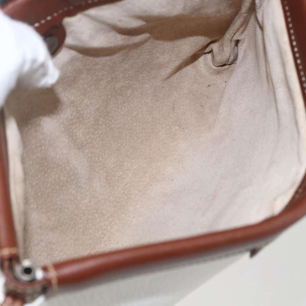 Gucci Vintage Shoulder Bag White Leather Good condition - Box View