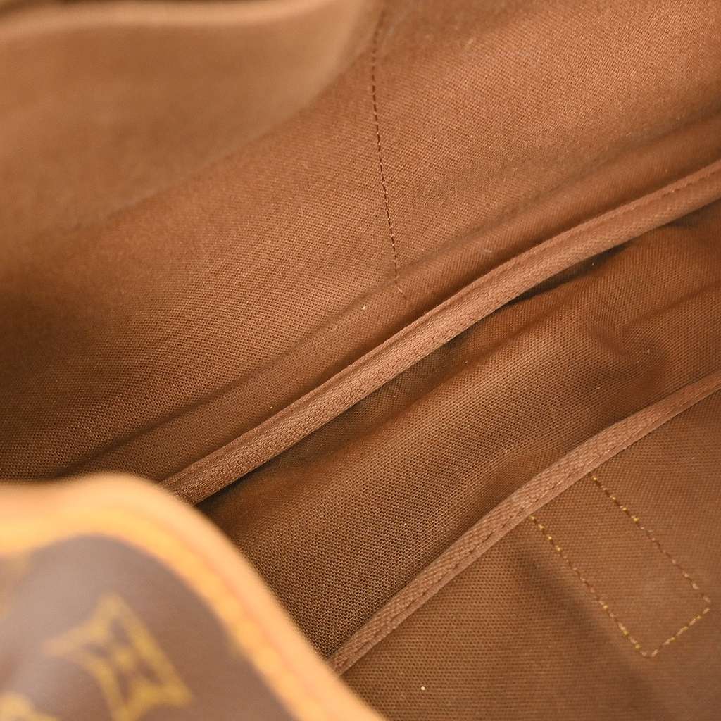 Louis Vuitton Saumur Handbag Brown Canvas Good condition - Inside View