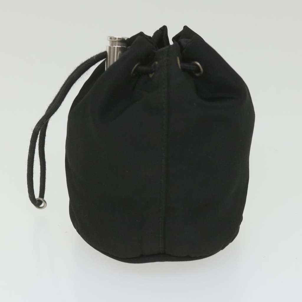 Prada Drawstring Crossbody Pouch Black Good condition - Model View