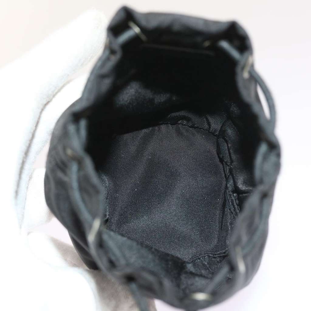 Prada Drawstring Crossbody Pouch Black Good condition - Box View