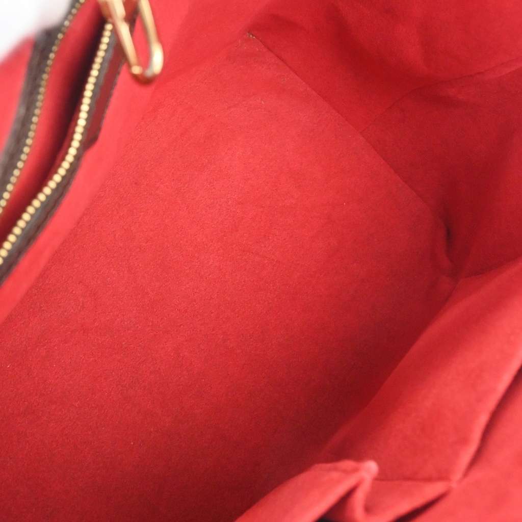 Louis Vuitton Hampstead Handbag Brown Canvas Good condition - Inside View