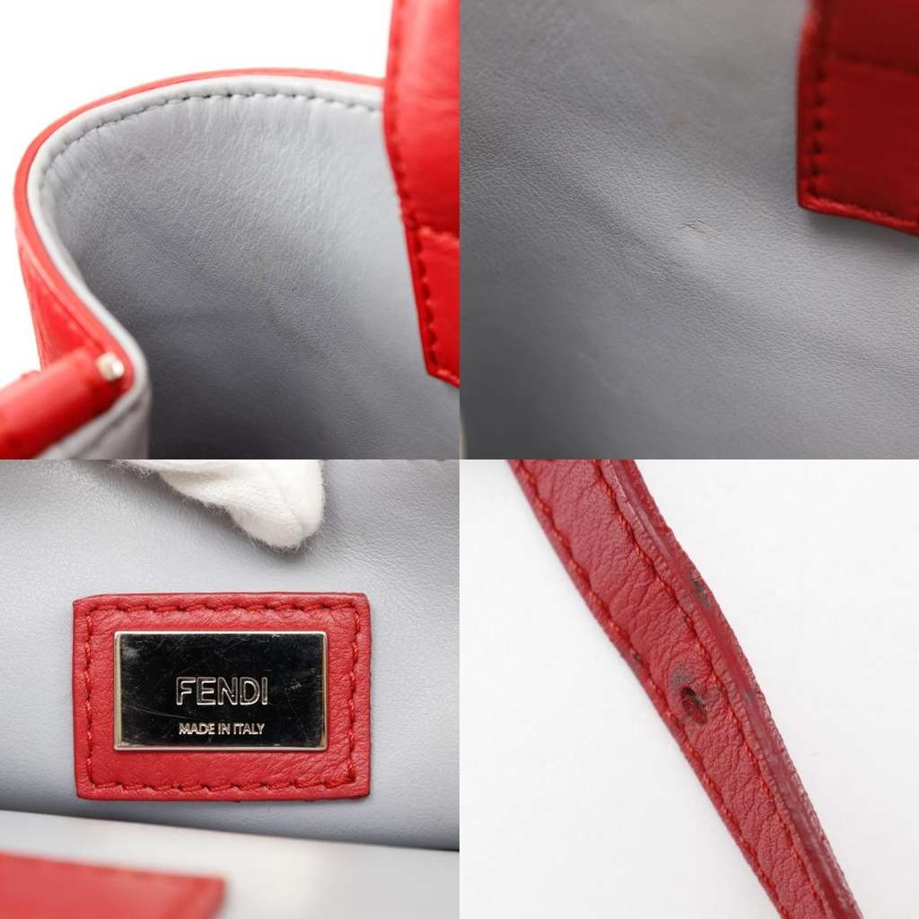 Fendi 2Jours Bag Red Good condition - Model View