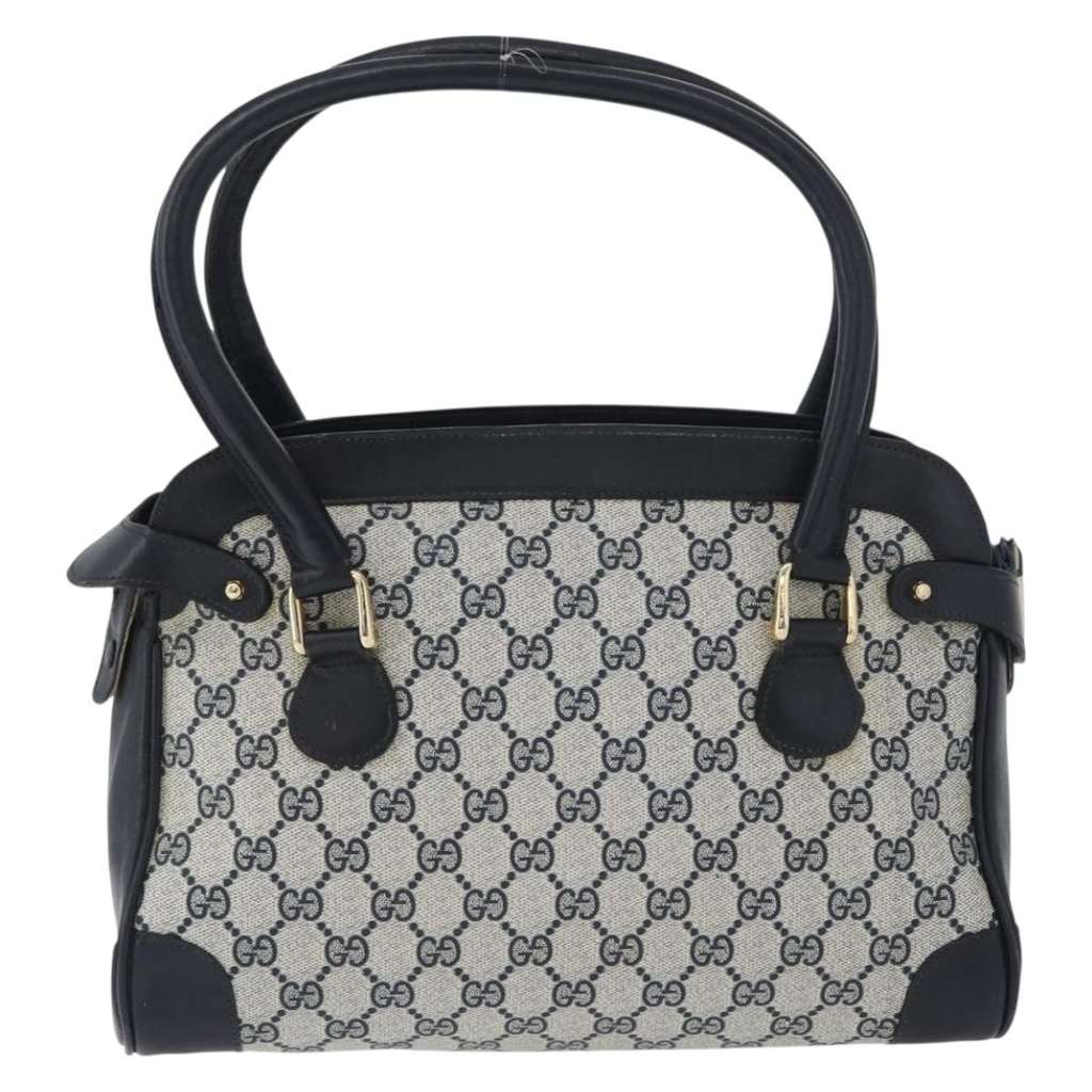 Gucci GG supreme handbag Navy Good condition - Back View
