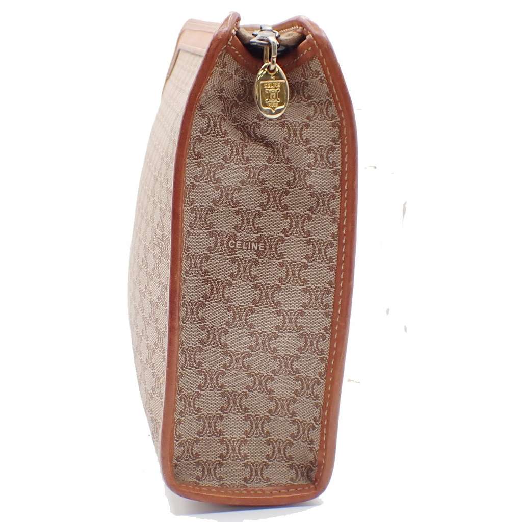 Celine Macadam Pochette Brown Canvas Good condition - Model View