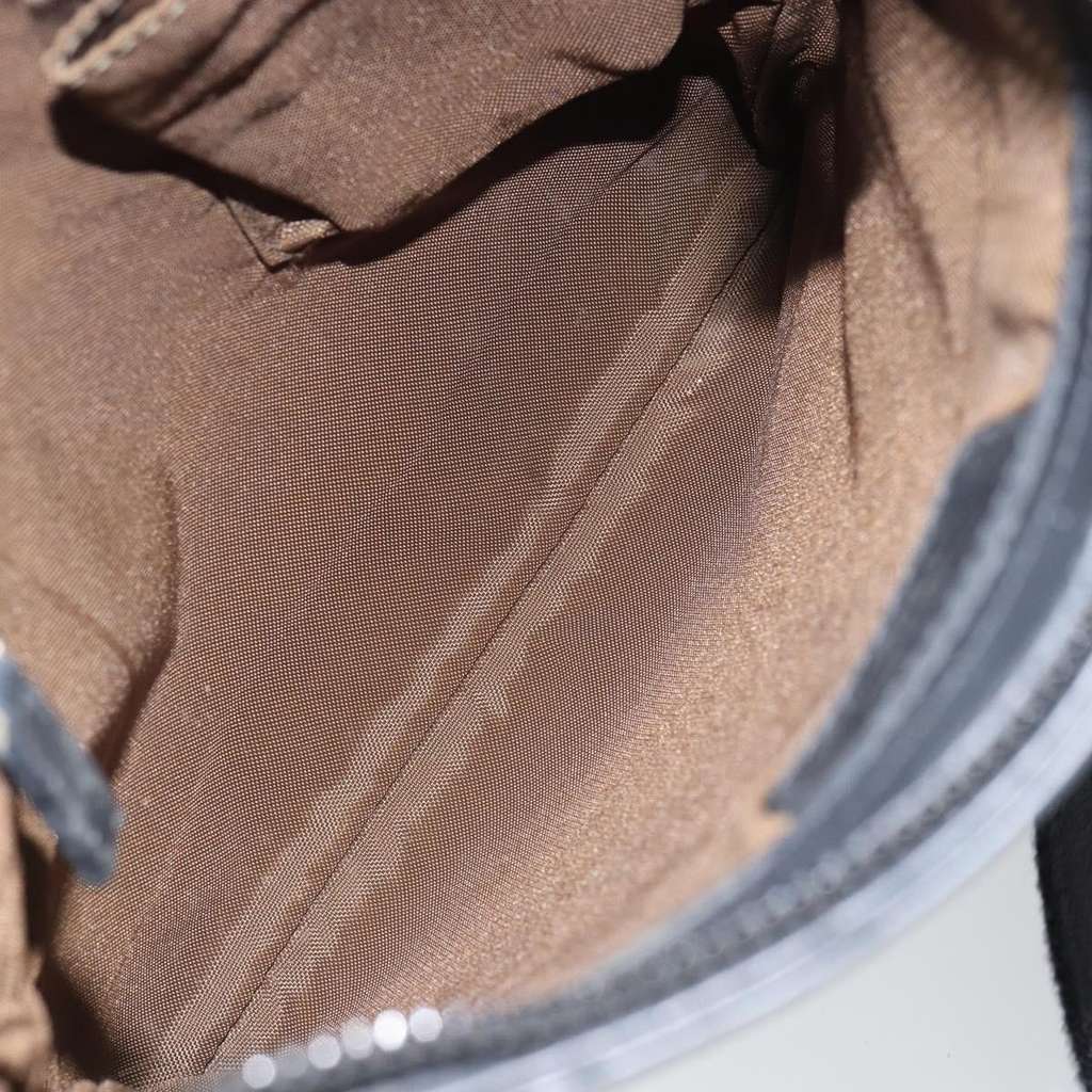 Salvatore Ferragamo Vintage Shoulder Bag Black Leather Good condition - Box View