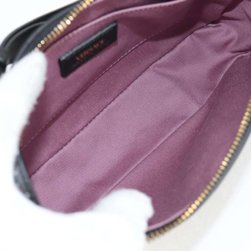 Versace Medusa Shoulder Bag Black Leather Very good condition - Box View