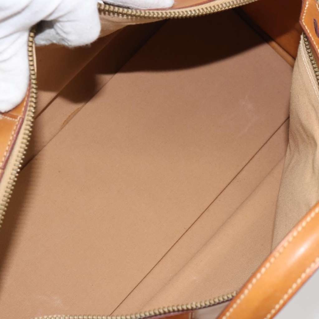 Hermès Vintage Convertible Boston Bag Brown Leather Good condition - Box View