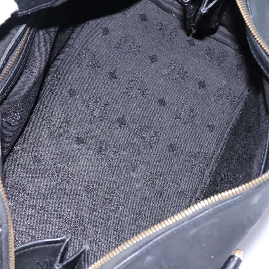 Mcm Visetos logogramme Handbag Black Good condition - Box View