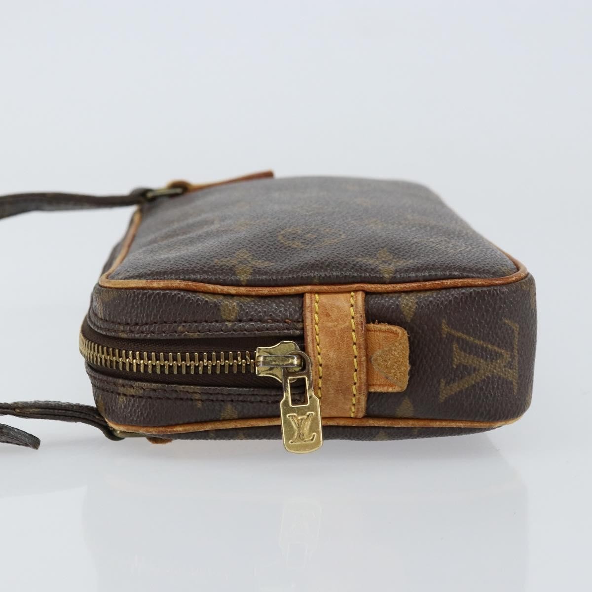 Louis Vuitton Pochette Marly Bandouliere Bag Brown Canvas Fair condition - Model View