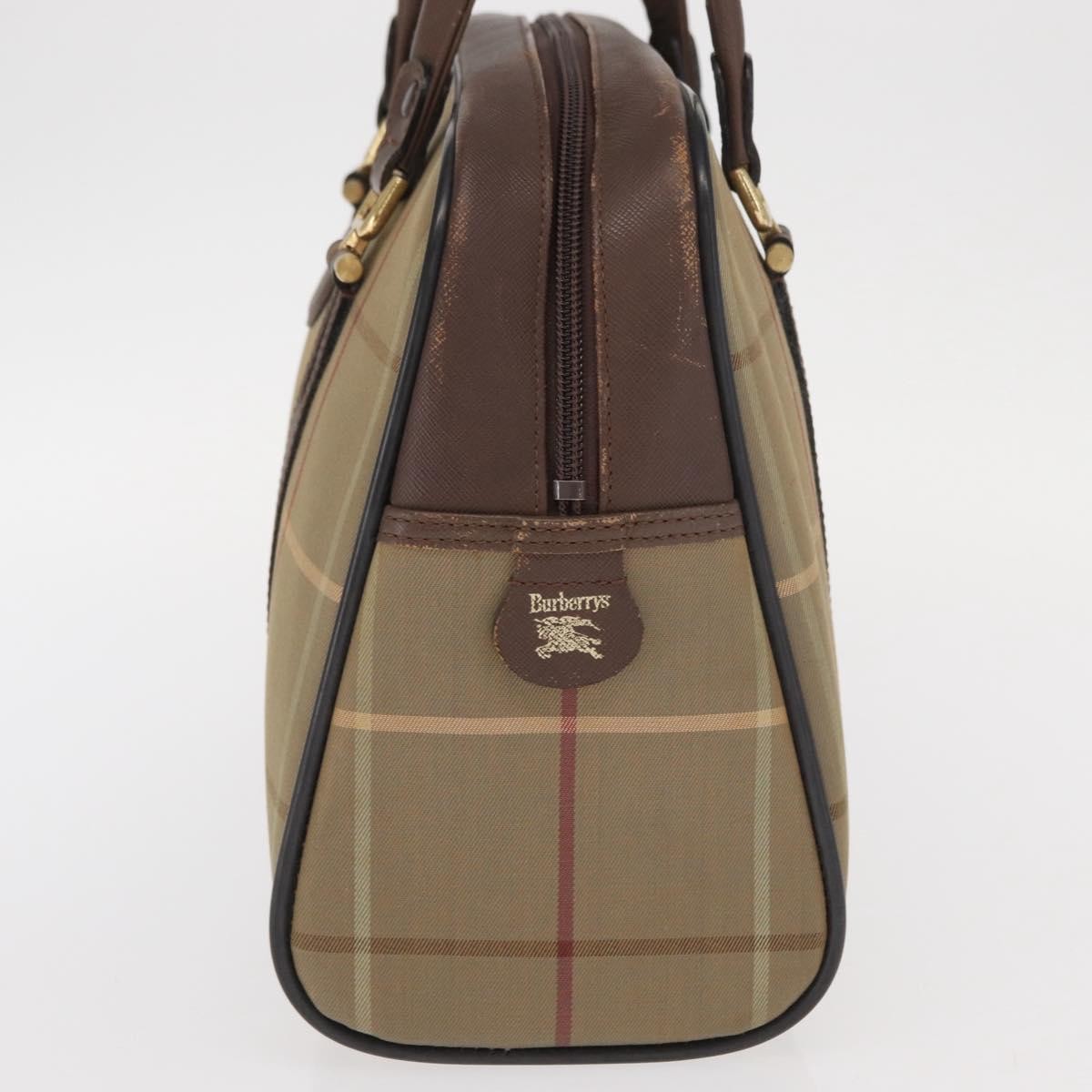 Burberry Nova Handbag Khaki Canvas Fair condition - Inside View
