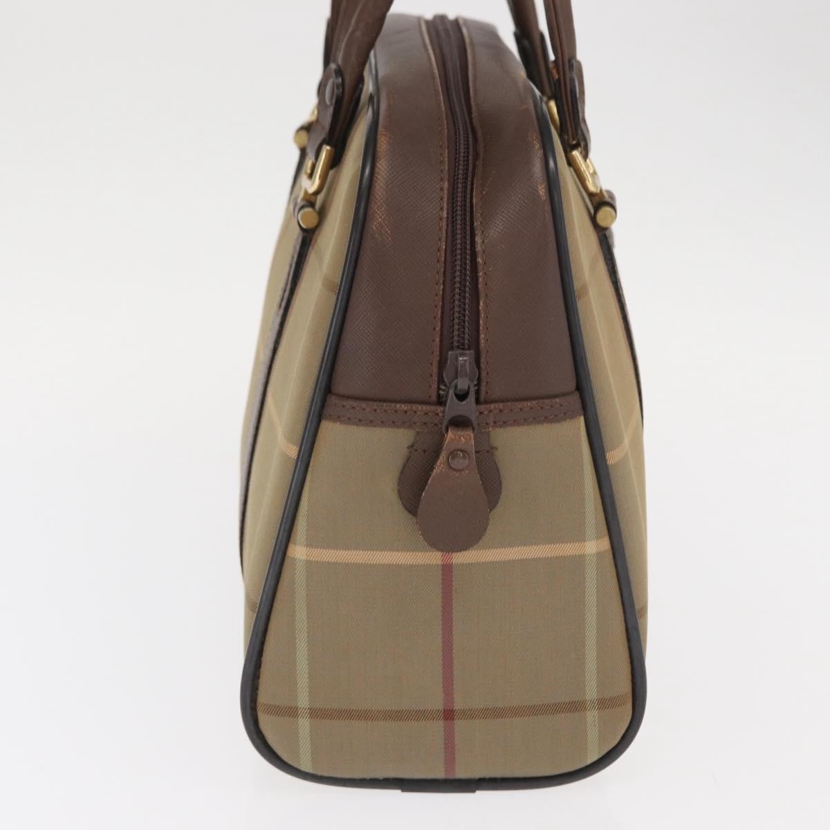 Burberry Nova Handbag Khaki Canvas Fair condition - Model View