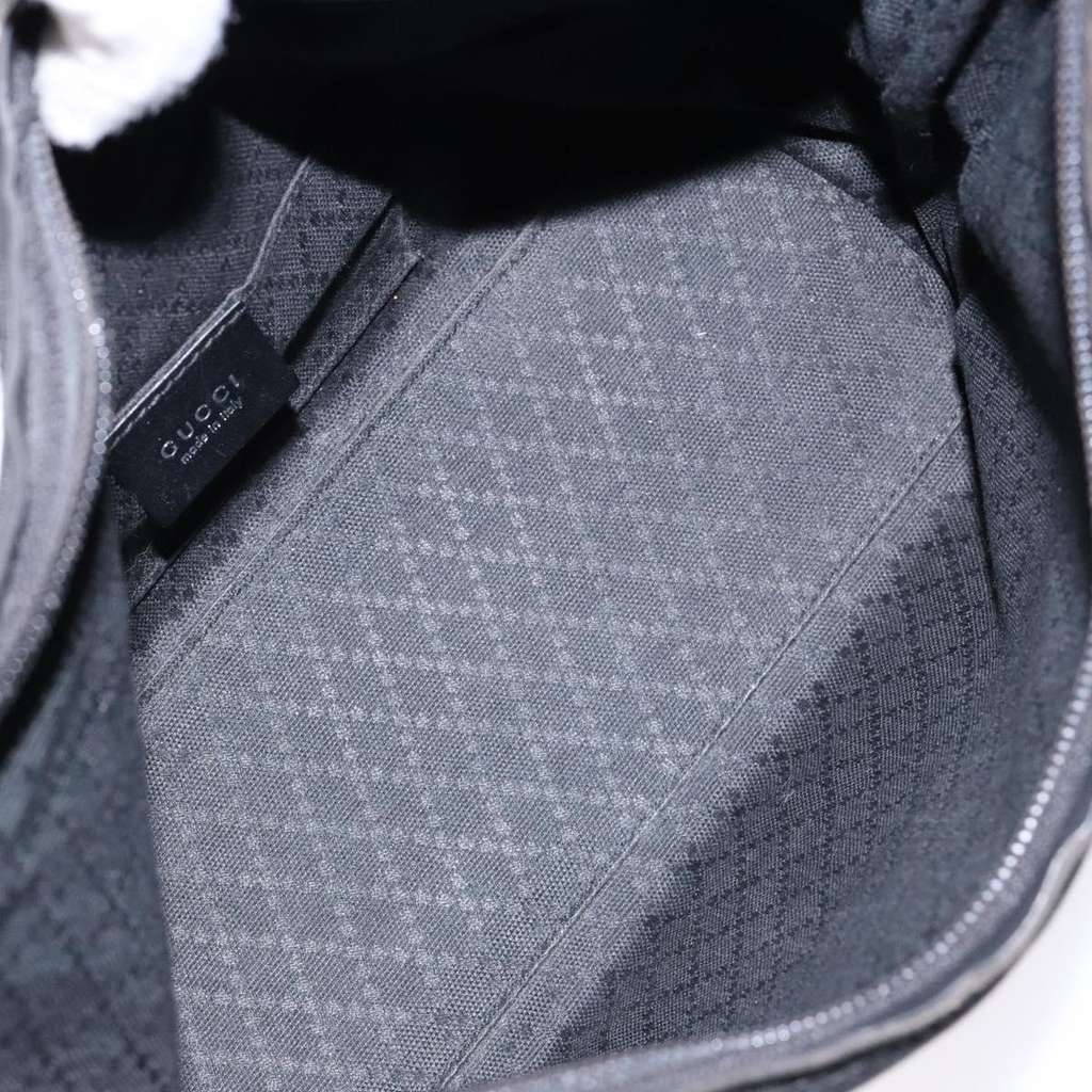 Gucci Zip Hobo Black Canvas Good condition - Box View