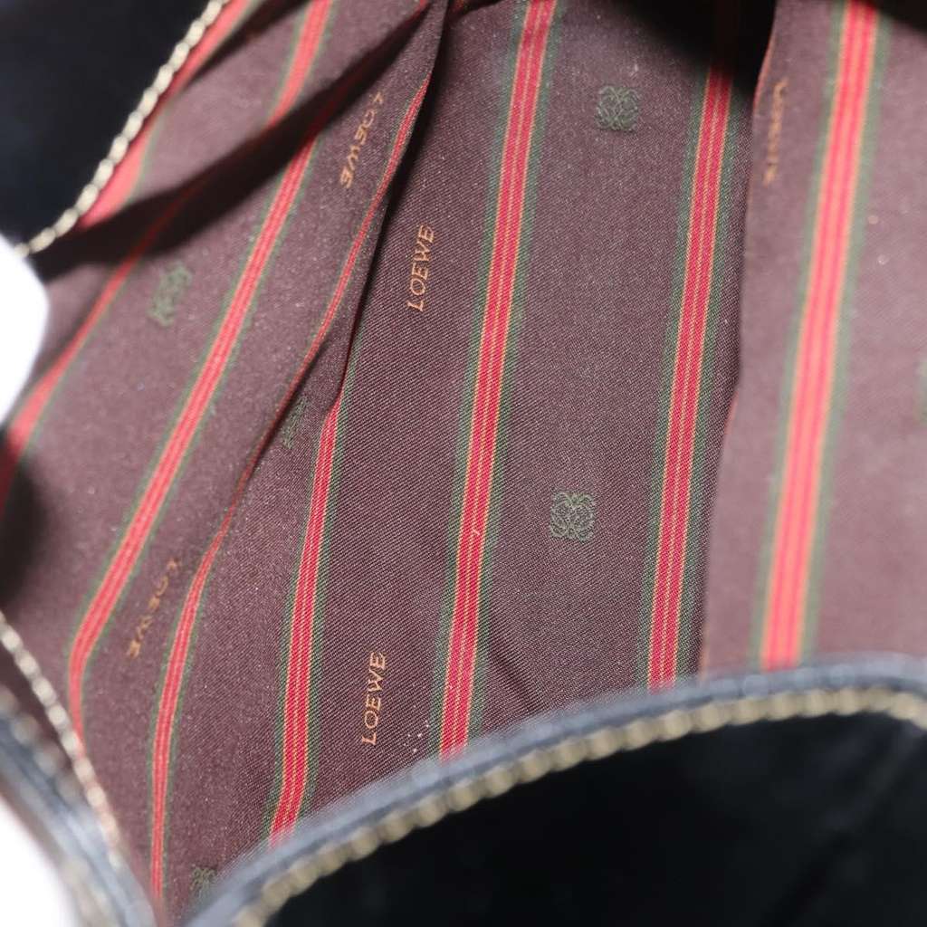 Loewe Vintage Velazquez Top Handle Bag Brown Leather Good condition - Box View