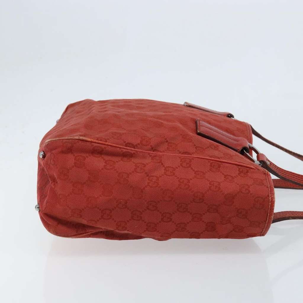 Gucci Vintage Open Tote Red Canvas Fair condition - Inside View