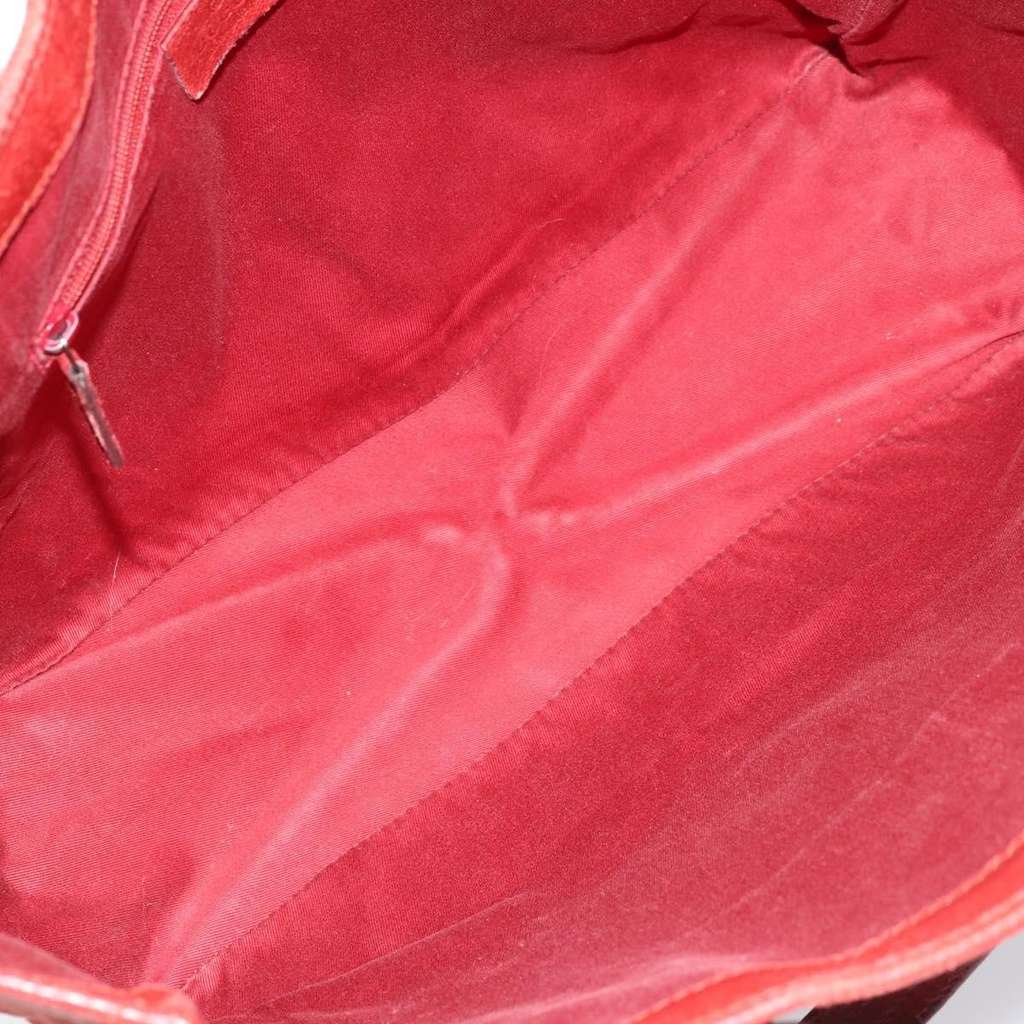 Gucci Vintage Open Tote Red Canvas Fair condition - Box View