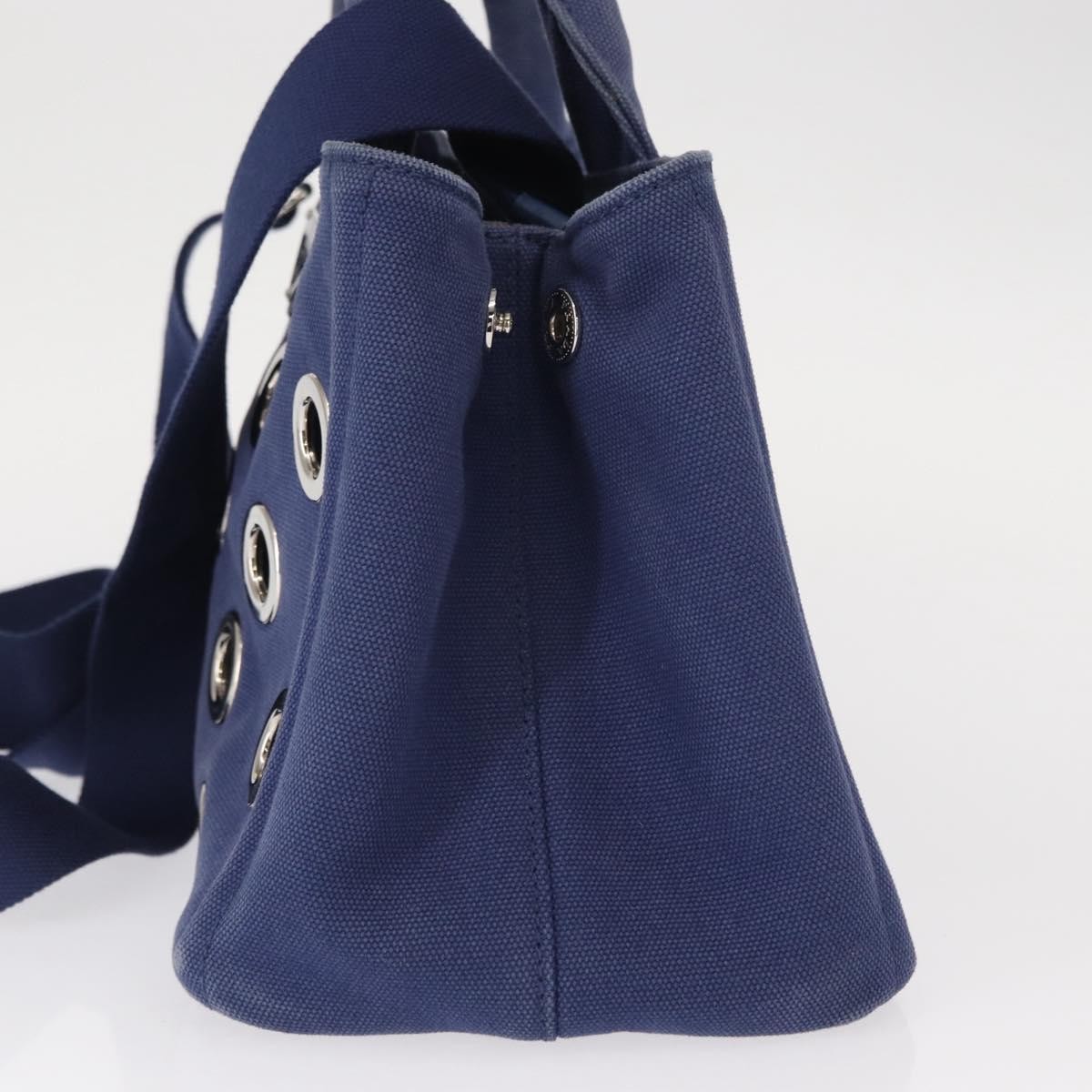 Prada Canapa Convertible Tote Blue Canvas Good condition - Inside View