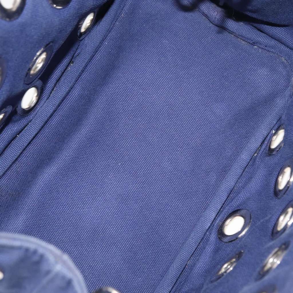 Prada Canapa Convertible Tote Blue Canvas Good condition - Box View