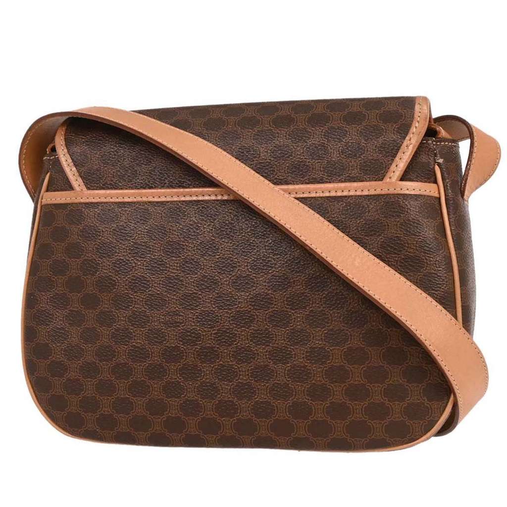 Celine Macadam Shoulder Bag Brown Good condition - Back View