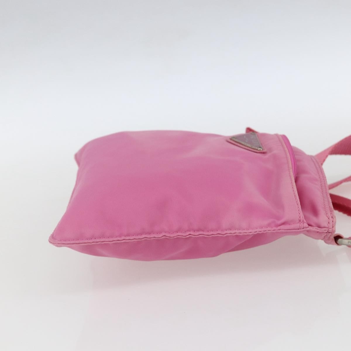 Prada Front Pocket Messenger Bag Pink Good condition - Model View