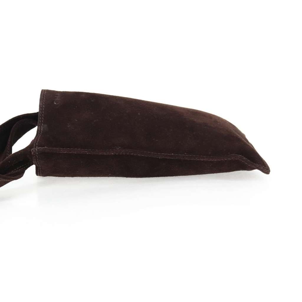 Chanel Vintage Shoulder Bag Brown Suede Good condition - Inside View
