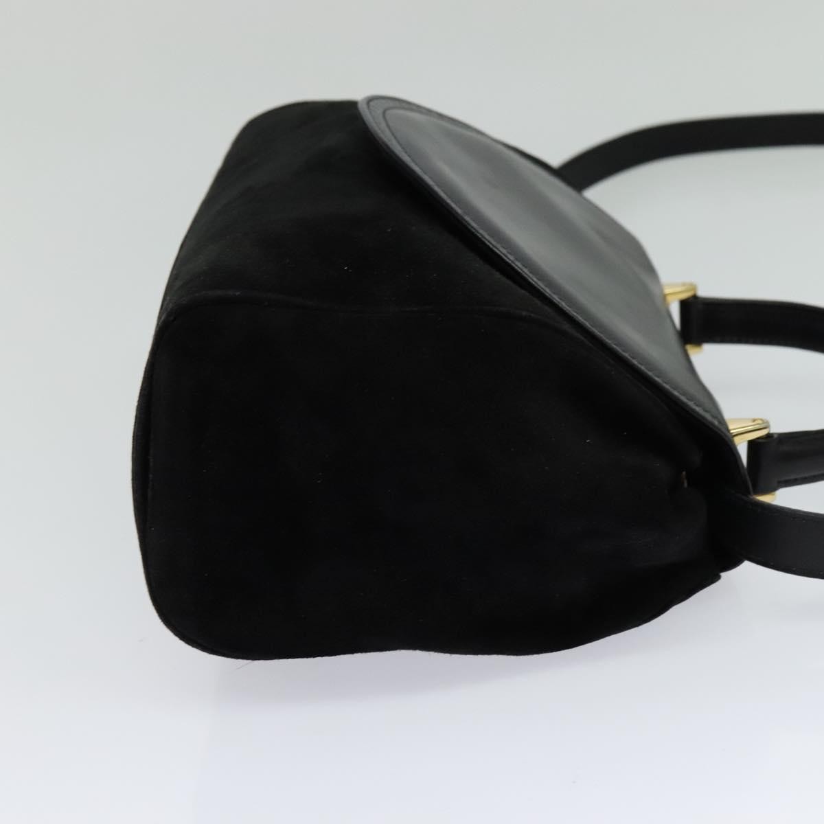 Salvatore Ferragamo Flap Handbag Black Leather Good condition - Model View