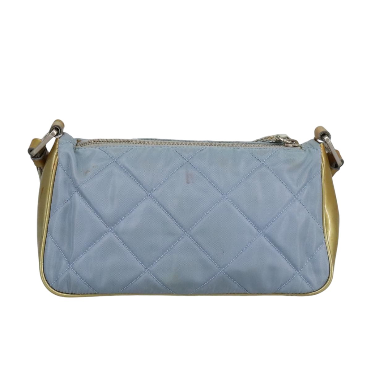 Prada Vintage Shoulder Bag Blue Good condition - Back View