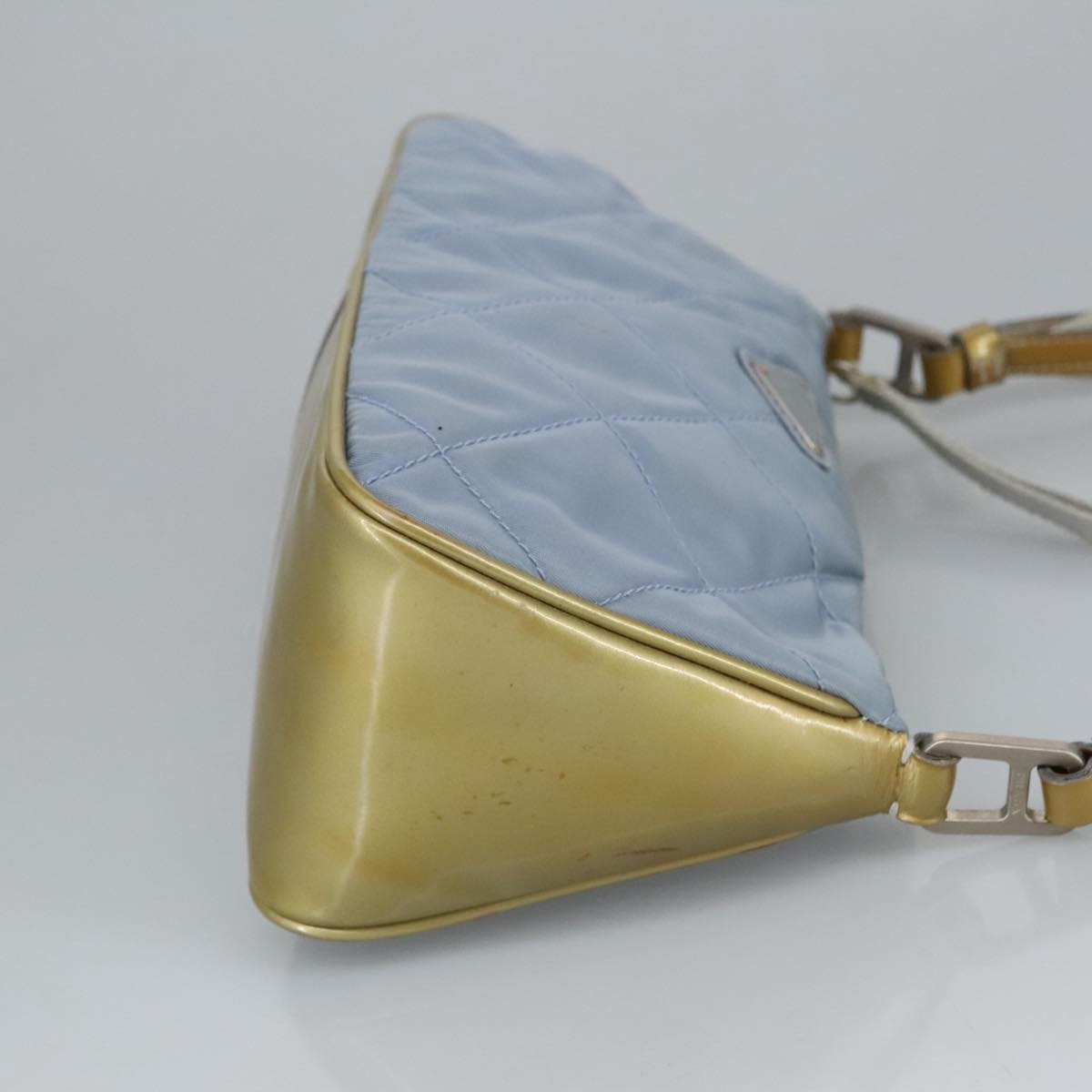 Prada Vintage Shoulder Bag Blue Good condition - Model View