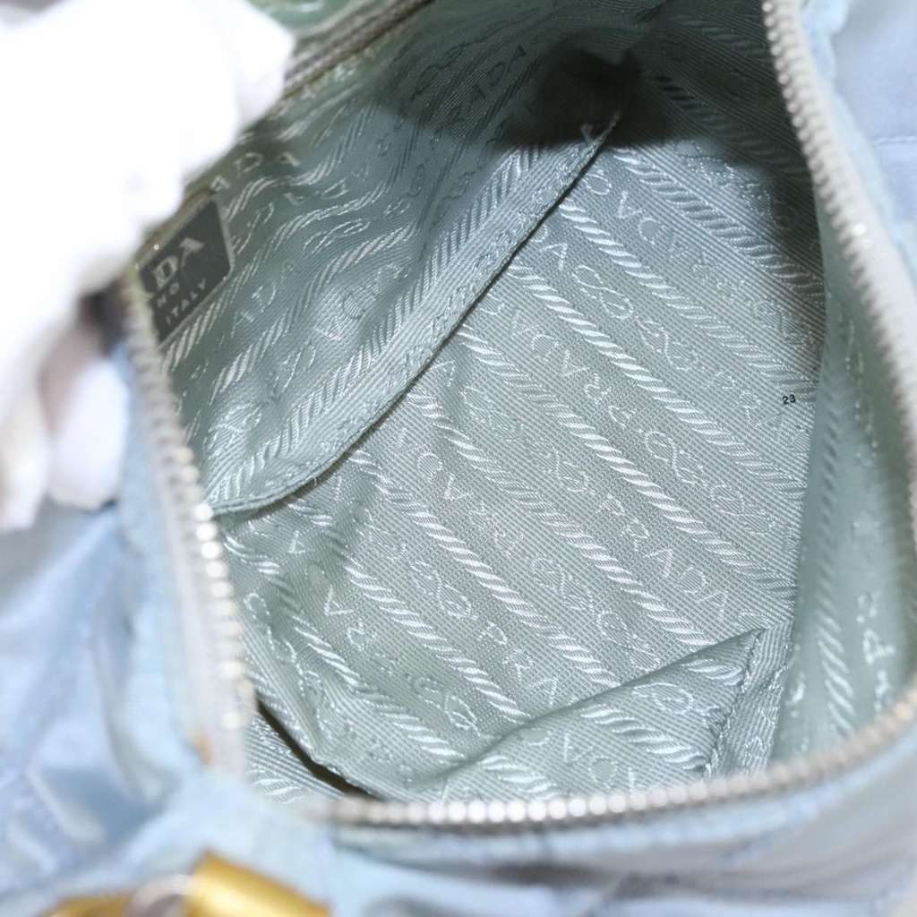 Prada Vintage Shoulder Bag Blue Good condition - Box View