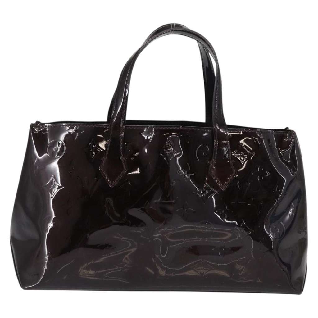Louis Vuitton Wilshire Handbag Purple Good condition - Back View