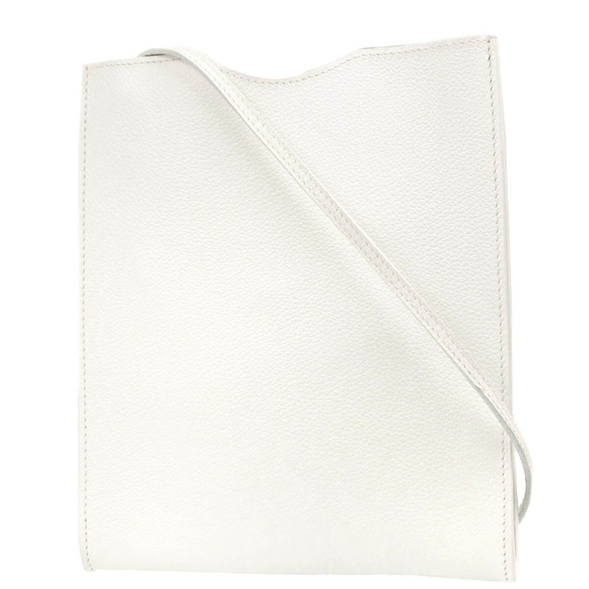 Hermès Onimaitou Handbag White Leather Good condition - Back View