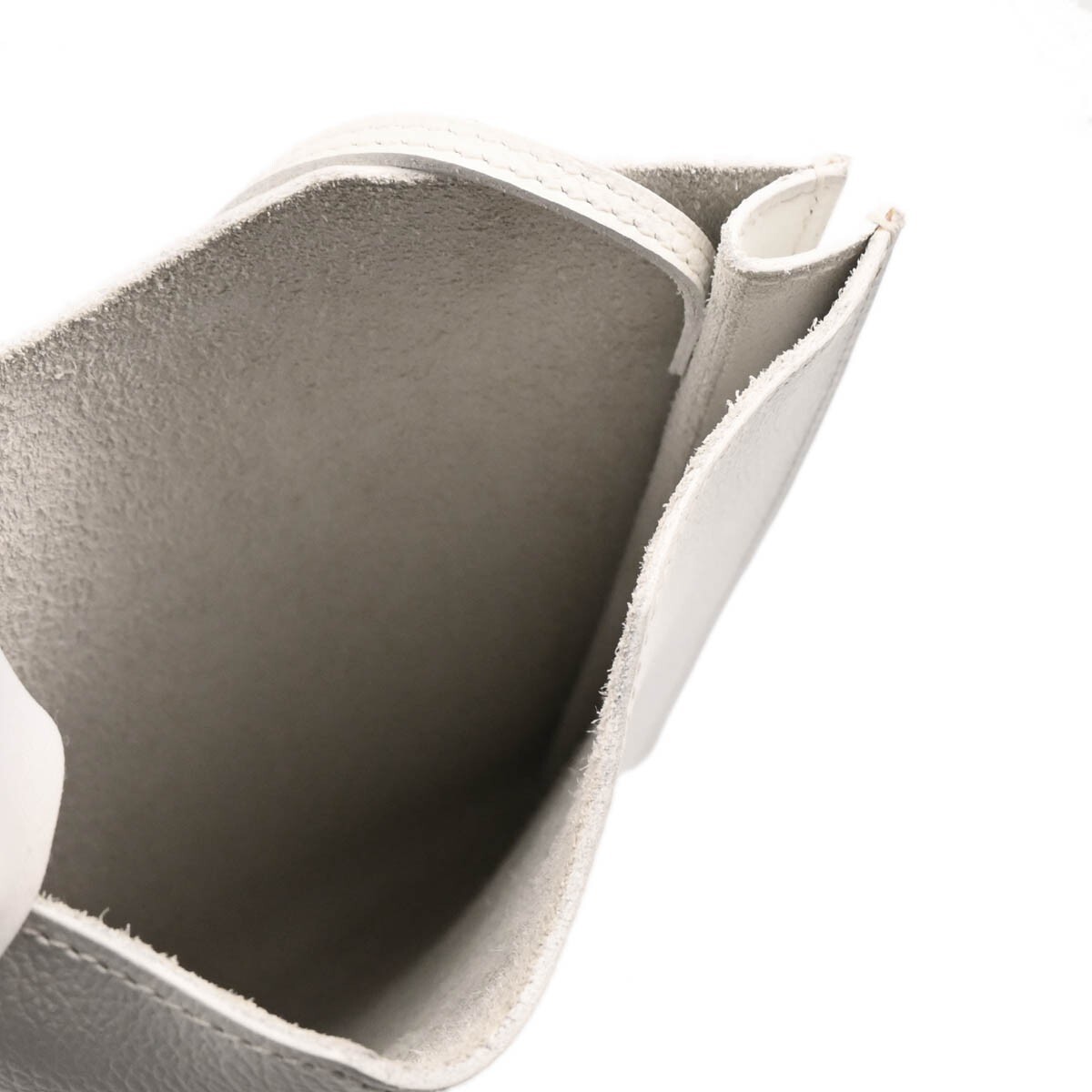 Hermès Onimaitou Handbag White Leather Good condition - Model View