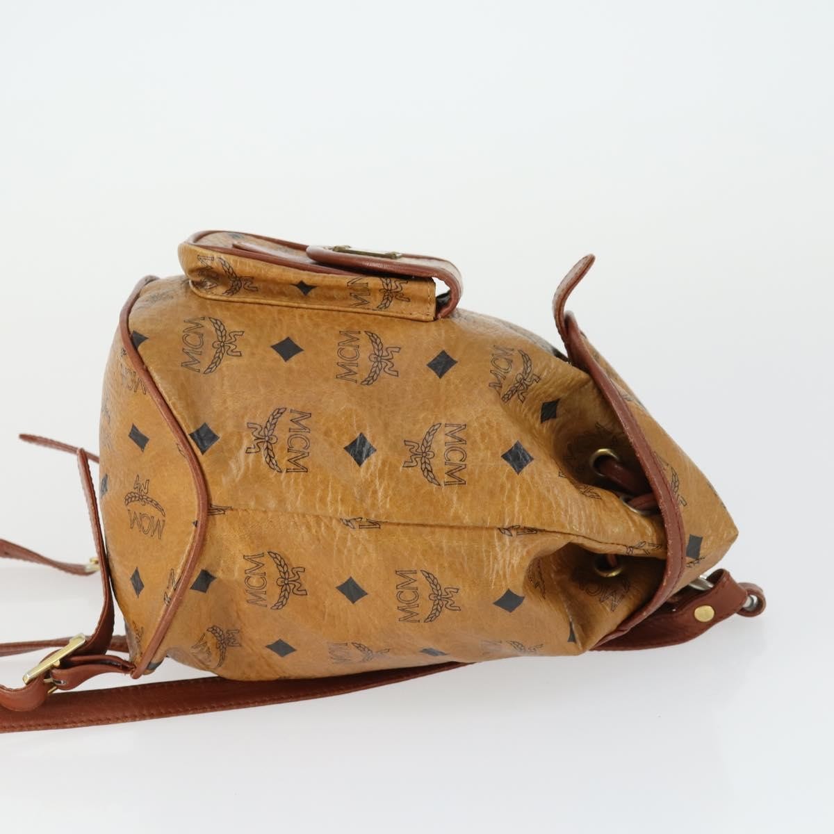 Mcm Vintage Vicetos Backpack Brown Good condition - Inside View