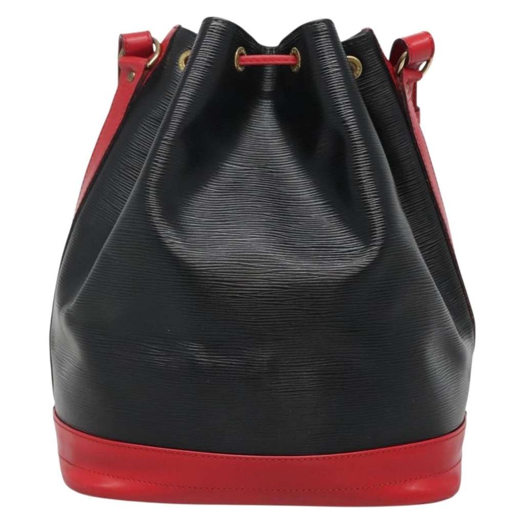 Louis Vuitton Bicolor Noe Handbag Black Leather Good condition - Back View