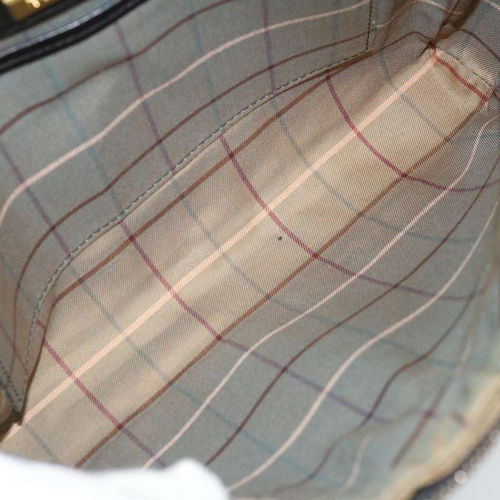 Burberry Zip Clutch Black Leather Good condition - Box View