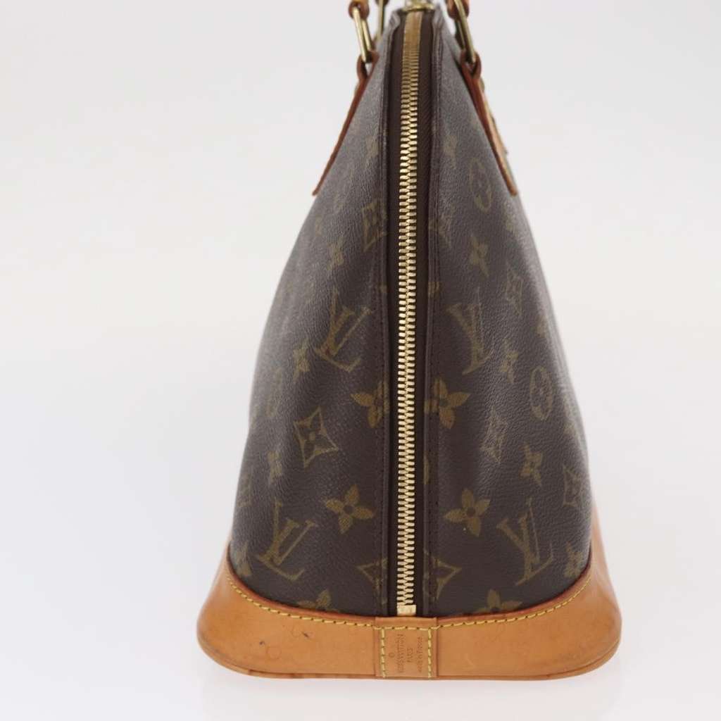 Louis Vuitton Alma Handbag Brown Canvas Fair condition - Model View