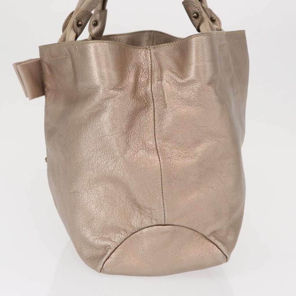 Salvatore Ferragamo Vala tote Beige Leather Good condition - Inside View