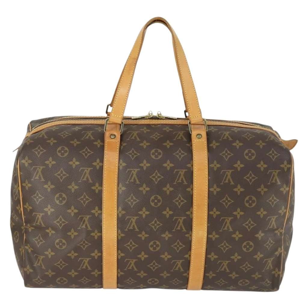 Louis Vuitton Sac Souple Handbag Brown Canvas Good condition - Back View