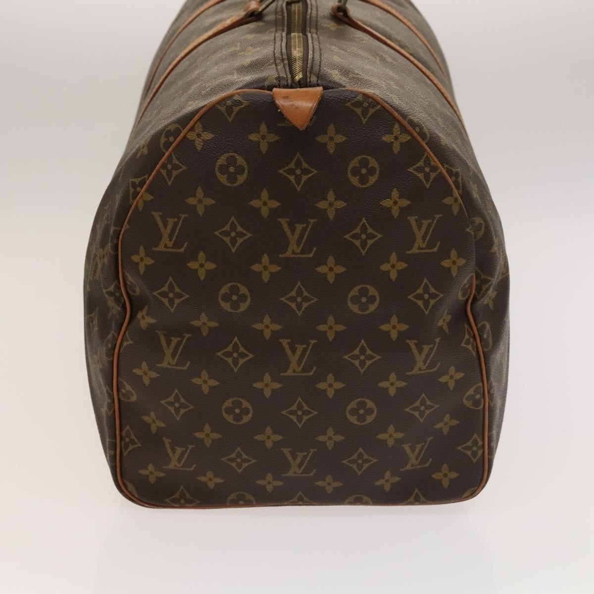 Louis Vuitton Keepall Bag Brown Canvas Good condition - Model View