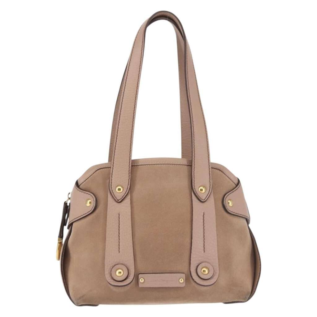 Salvatore Ferragamo Gancini Tote Pink Leather Good condition - Front View