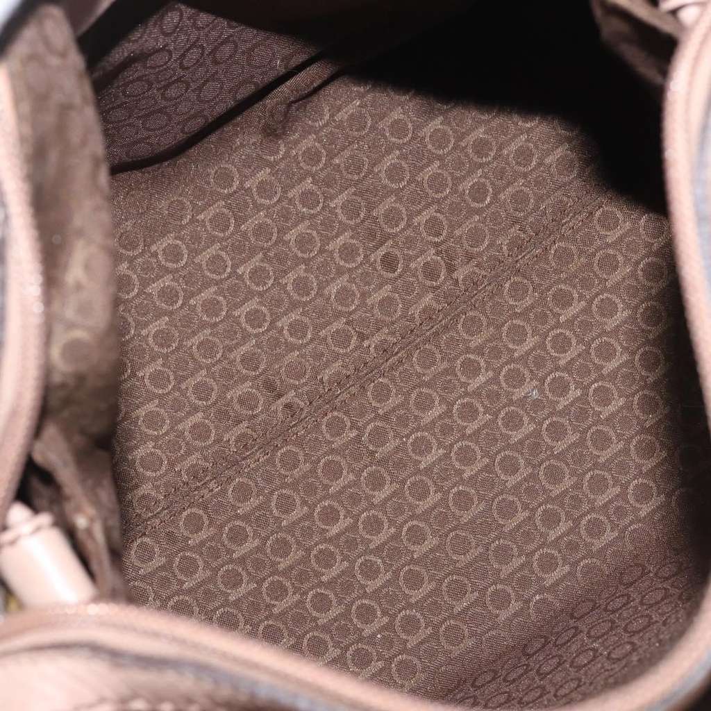 Salvatore Ferragamo Gancini Tote Pink Leather Good condition - Box View