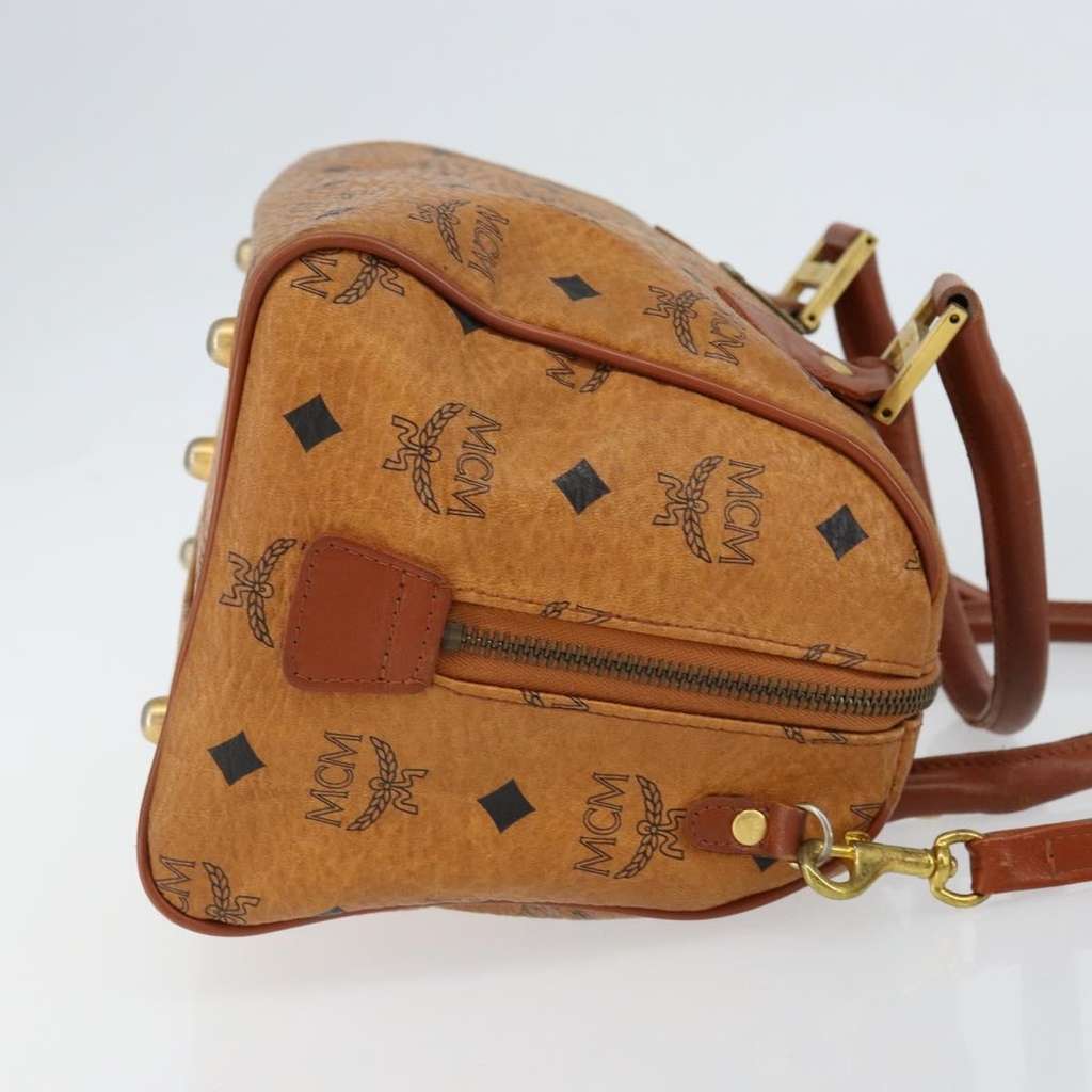 Mcm Visetos Handbag Brown Canvas Good condition - Inside View