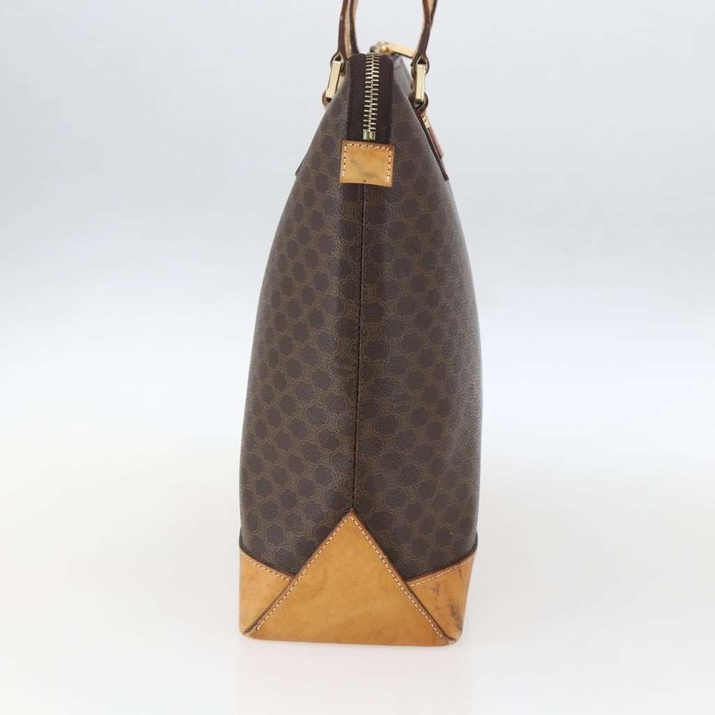 Celine Vintage Macadam Tote bag Brown Canvas Fair condition - Inside View